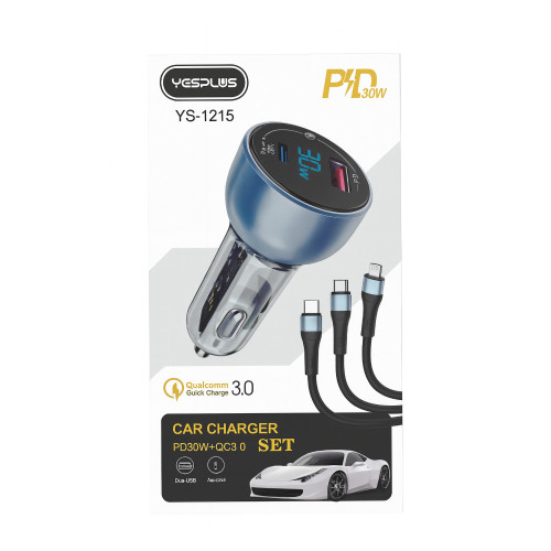 شارژر فندکی YESPLUS مدل YS-1215